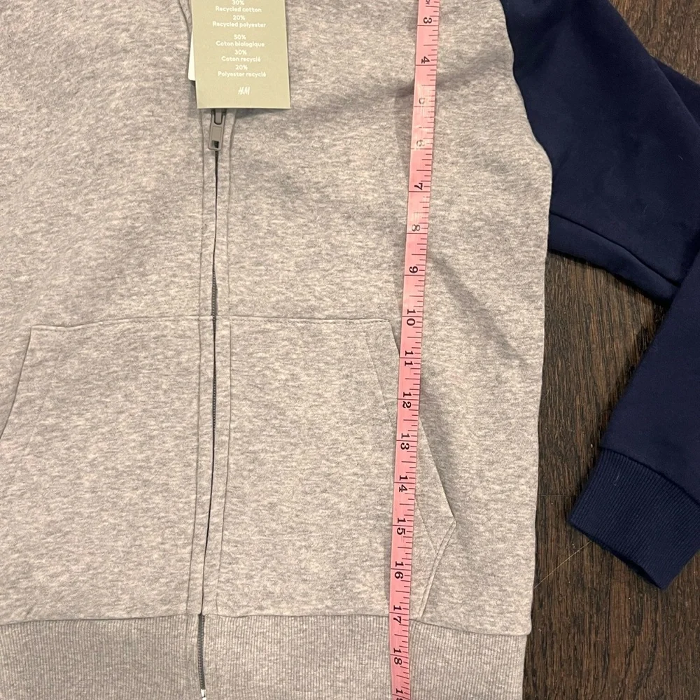 NWT H&M Kids' Hoodie in Gray and Navy